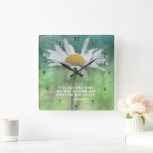 2 Samuel 22:33 Het is God die mij krachtig bewapen Vierkante Klok (Huis)