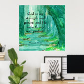 2 Samuel 22:33 Poster (Thuiskantoor)