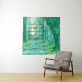 2 Samuel 22:33 Wandkleed (In situ)