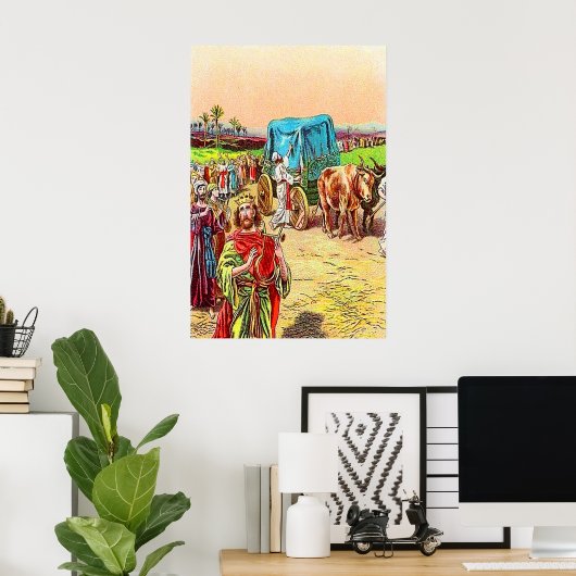 2 Samuel 6 David Brings het Ark poster (Thuiskantoor)