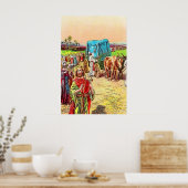 2 Samuel 6 David Brings het Ark poster (Keuken)