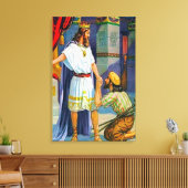 2 Samuel 9 Kindness naar Mephibosheth Canvas (Insitu (Woonkamer))