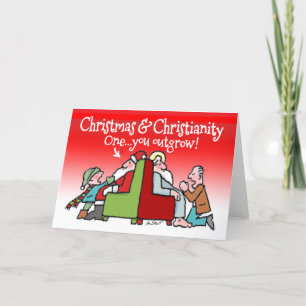 2 SANTAS: Eén die we ontgroeien! - Bedankkaart
