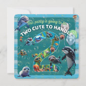 2 Schattig 2 Om Te Verwerken Feest Ronde Rand Plat (Voorkant)