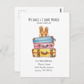 2 schattig Golden Doodle-bericht Briefkaart (Voorkant / Achterkant)