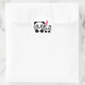 2 Schattigee Panda Stickers (Tas)
