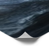 2 Schitterend wild kastanjepaard in de rivier Poster (Hoek)