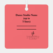 2 schoenen of geen Pacifische zalm Metalen Ornament (Achterkant)