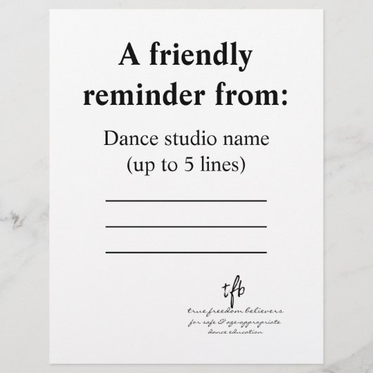 2 schoenen of geen wit flyer (Achterkant)