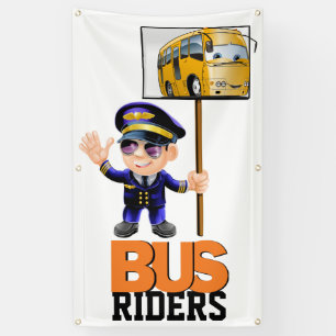 #2 Schoolbanner voor richtingaanwijzers Spandoek