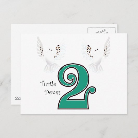 2 Schroefdoven Briefkaart (Voorkant / Achterkant)