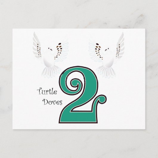 2 Schroefdoven Briefkaart (Voorkant)