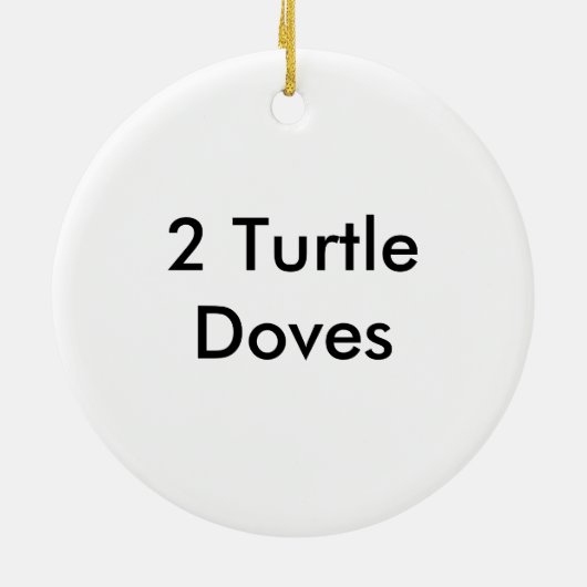 2 Schroefdoven Keramisch Ornament (Achterkant)