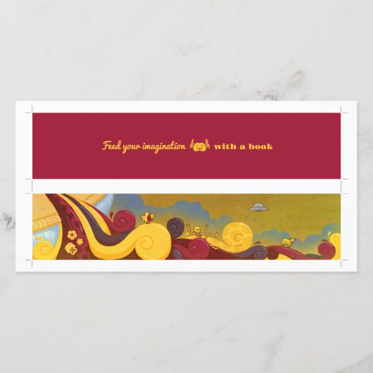 2 Self Cut Feed Your Imagination Fantasy Bladwijze (Achterkant)