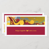 2 Self Cut Feed Your Imagination Fantasy Bladwijze (Voorkant / Achterkant)