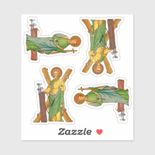 2 sexies bis. - Andreas de apostel / Judas Thaddeu Sticker (Vel)