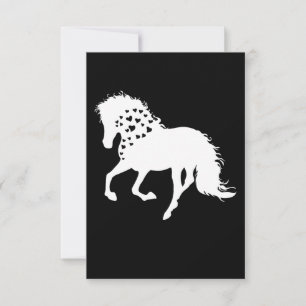 2- Shirt van paarden, T-shirt van paardenpest, mei RSVP Kaartje