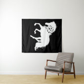 2- Shirt van paarden, T-shirt van paardenpest, mei Wandkleed (In Situ (horizontaal))