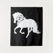 2- Shirt van paarden, T-shirt van paardenpest, mei Wandkleed (Voorkant)