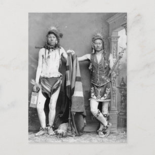 2 Shoshone-Mannen Briefkaart