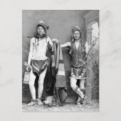2 Shoshone-Mannen Briefkaart (Voorkant)