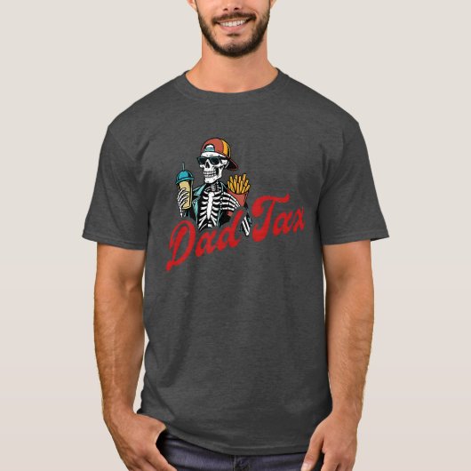 2 SIDE Dada Making Sure Its Not Poison Skeleton Da T-shirt (Voorkant)