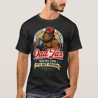 2 Side Papa Belasting Zorgen dat het niet Giftig i T-shirt