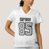 2 Side SILVER GRAY BLACK WHITE Womens Sport Jersey (Voorkant)