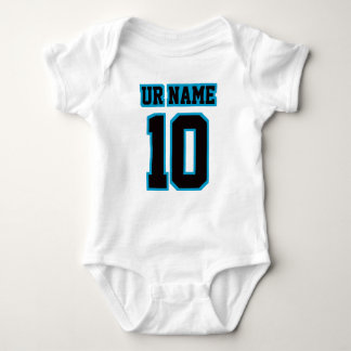 2 Side WIT ZWART BLAUW Bodysuit Football Jersey