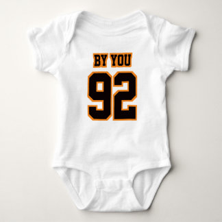 2 Side WIT ZWART SINAASAPPEL Bodysuit Football Jer