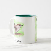 2 Sided/2Tone House Wren Mok (Voorkant links)