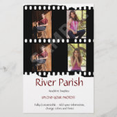 2 Sided Affordable Actor Headshot Card Flyer (Voorkant)