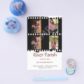 2 Sided Affordable Actor Headshot Card Flyer (Enkel)