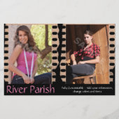 2- Sided Affordable Actor Model Comp-kaarten Flyer (Voorkant)