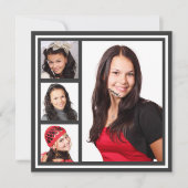 2 Sided Any Color Photo Graduparty Kaart (Voorkant)