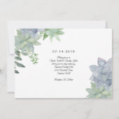 2 Sided Change the Date Photo Card - sappingen Save The Date (Achterkant)