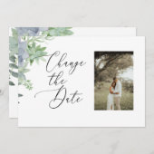 2 Sided Change the Date Photo Card - sappingen Save The Date (Voorkant / Achterkant)