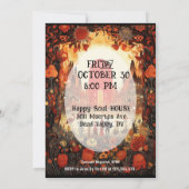 💀 2 sided Día de Muertos Party Uitnodiging (Achterkant)