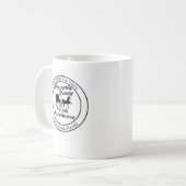 2 sided Honey Mug Koffiemok (Voorkant links)