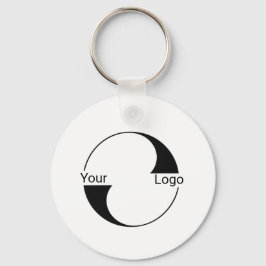 2 sided, Logo, QR Code, Company, Business URL Sleutelhanger