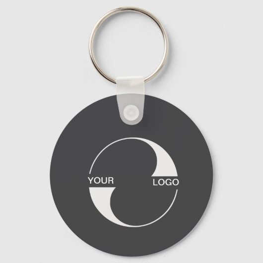 2 sided Logo, QR Code, Company, Business website Sleutelhanger (Voorkant)