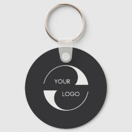 2 sided Logo, QR Code Company name Business URL Sleutelhanger
