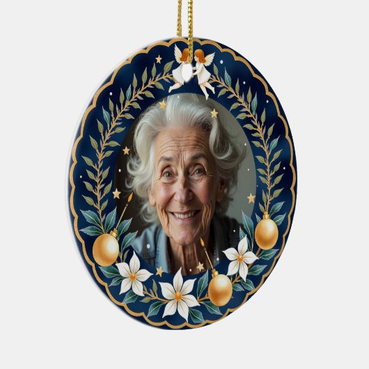 2 sided Memorial Christmas Celestial Comfort  Keramisch Ornament (Rechts)