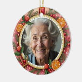 2 sided Memorial Christmas Forever Near – Memorial Keramisch Ornament (Links)