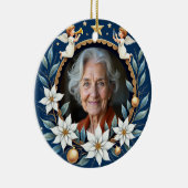 2 sided Memorial Christmas Heavenly Harmony  Keramisch Ornament (Rechts)