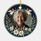 2 sided Memorial Christmas Starlight Tribute  Keramisch Ornament (Voorkant)