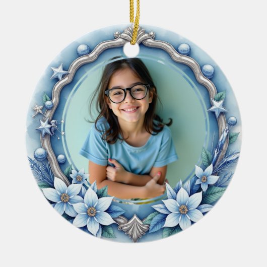 2 sided Memorial  Keramisch Ornament (Voorkant)