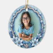 2 sided Memorial  Keramisch Ornament (Links)