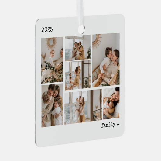 2-Sided Photo Christmas Ornament (Voorkant Rechts)