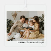 2-Sided Photo Christmas Ornament (Achterkant)